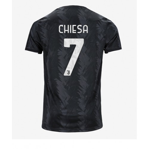 Juventus Federico Chiesa #7 Bortedrakt 2022-23 Kortermet Juventus Federico Chiesa #7 Bortedrakt 2022-23 Kortermet